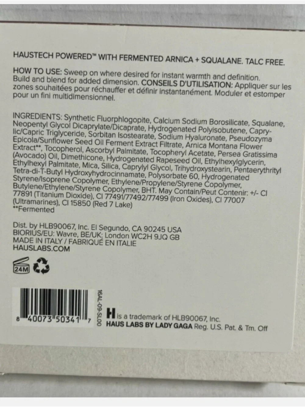 Haus Labs Pressed Face Powder Compact - Medium Level 8, Deep 10, Deep 12